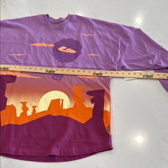 Disney Adult Purple and Orange 'Up' Shirt - Picture 4 of 7